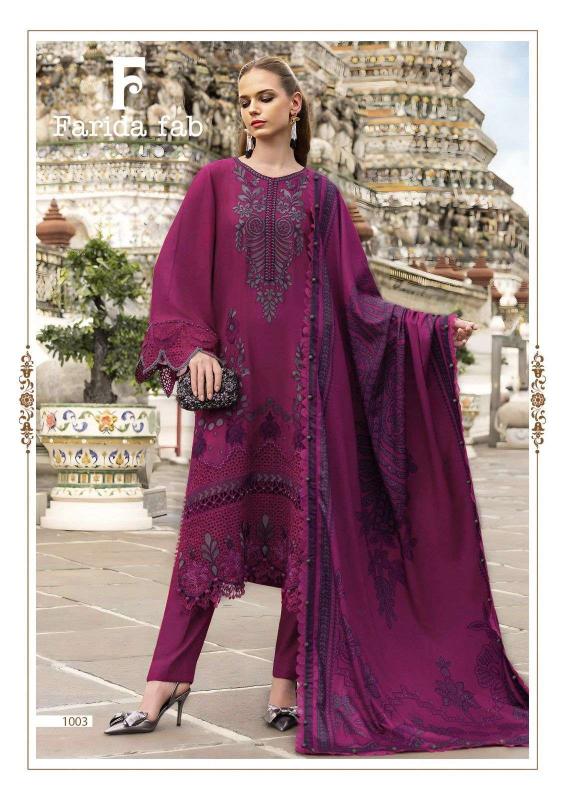 Farida fab elaf premium salwar suit wholesaler